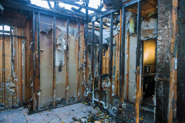 Professional Fire Damage Restoration technician working in Southaven, MS